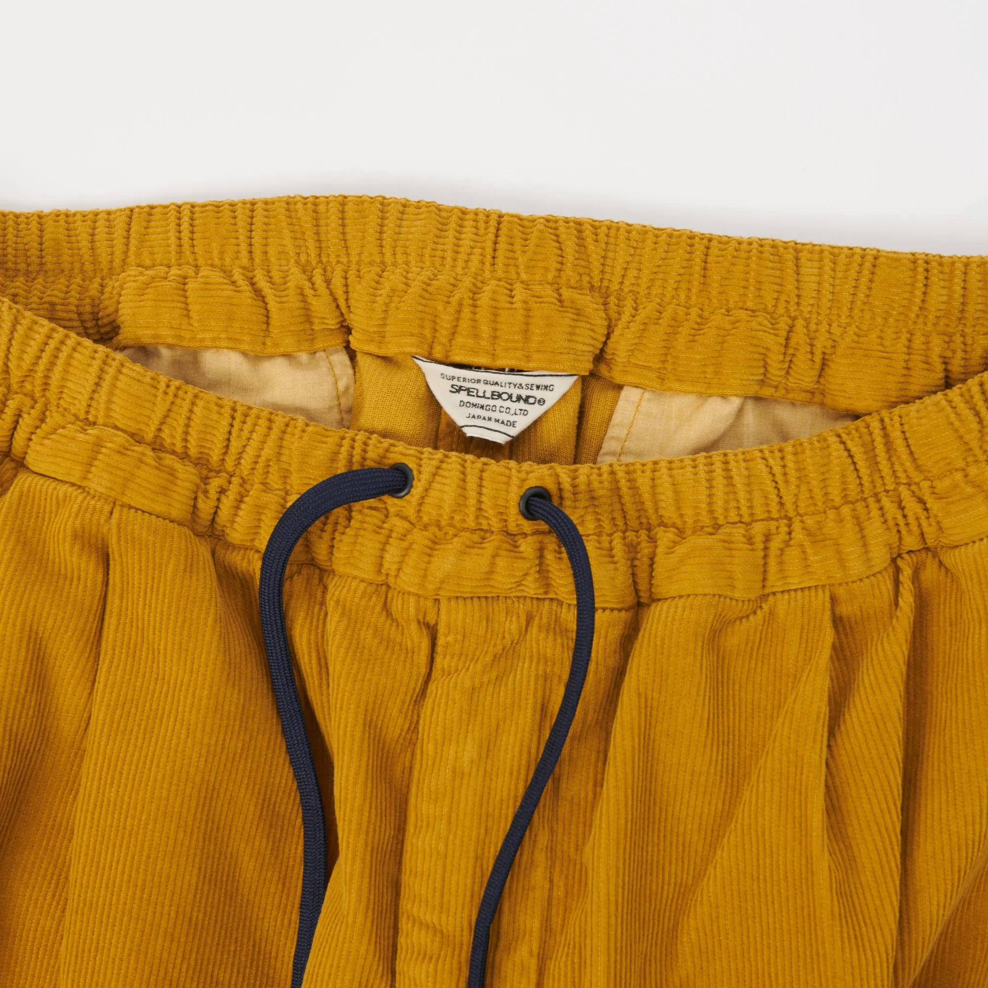 Spellbound 43-826H Corduroy Wide Tapered Trouser - Mustard
