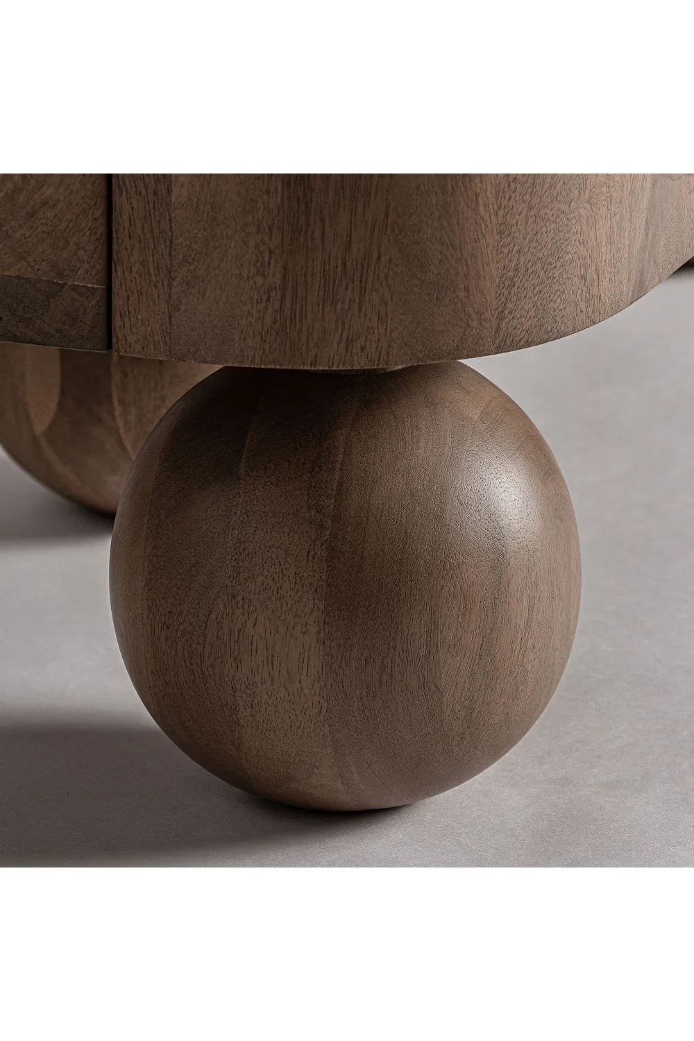 Sphere-Legged Wooden Sideboard | Vical Home Bocksberg