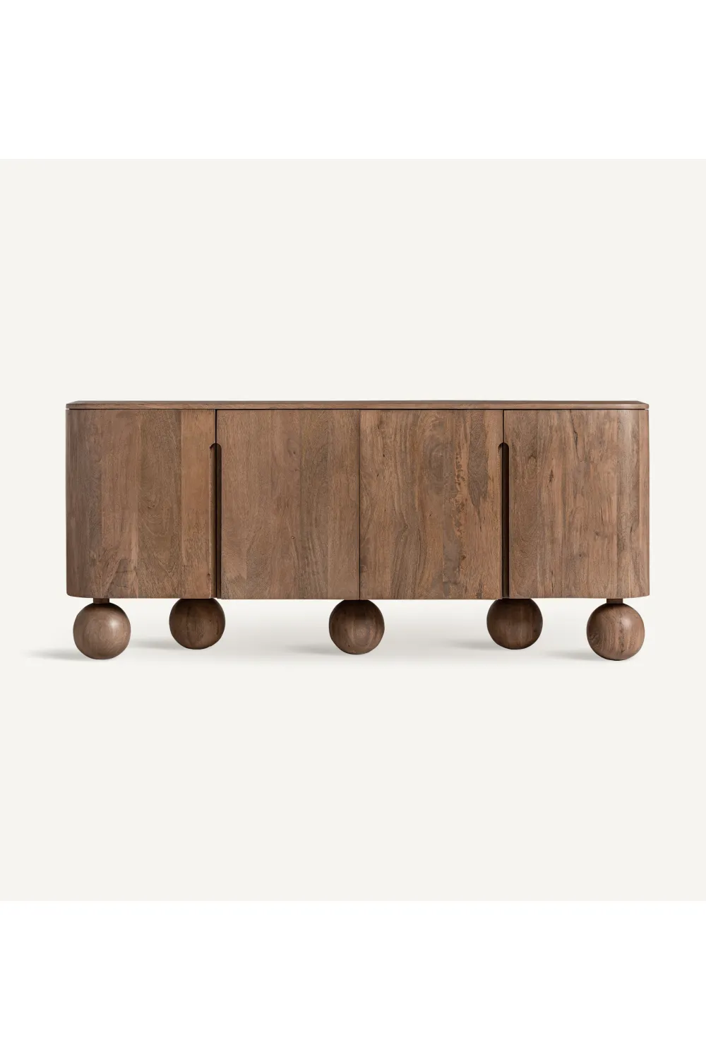 Sphere-Legged Wooden Sideboard | Vical Home Bocksberg