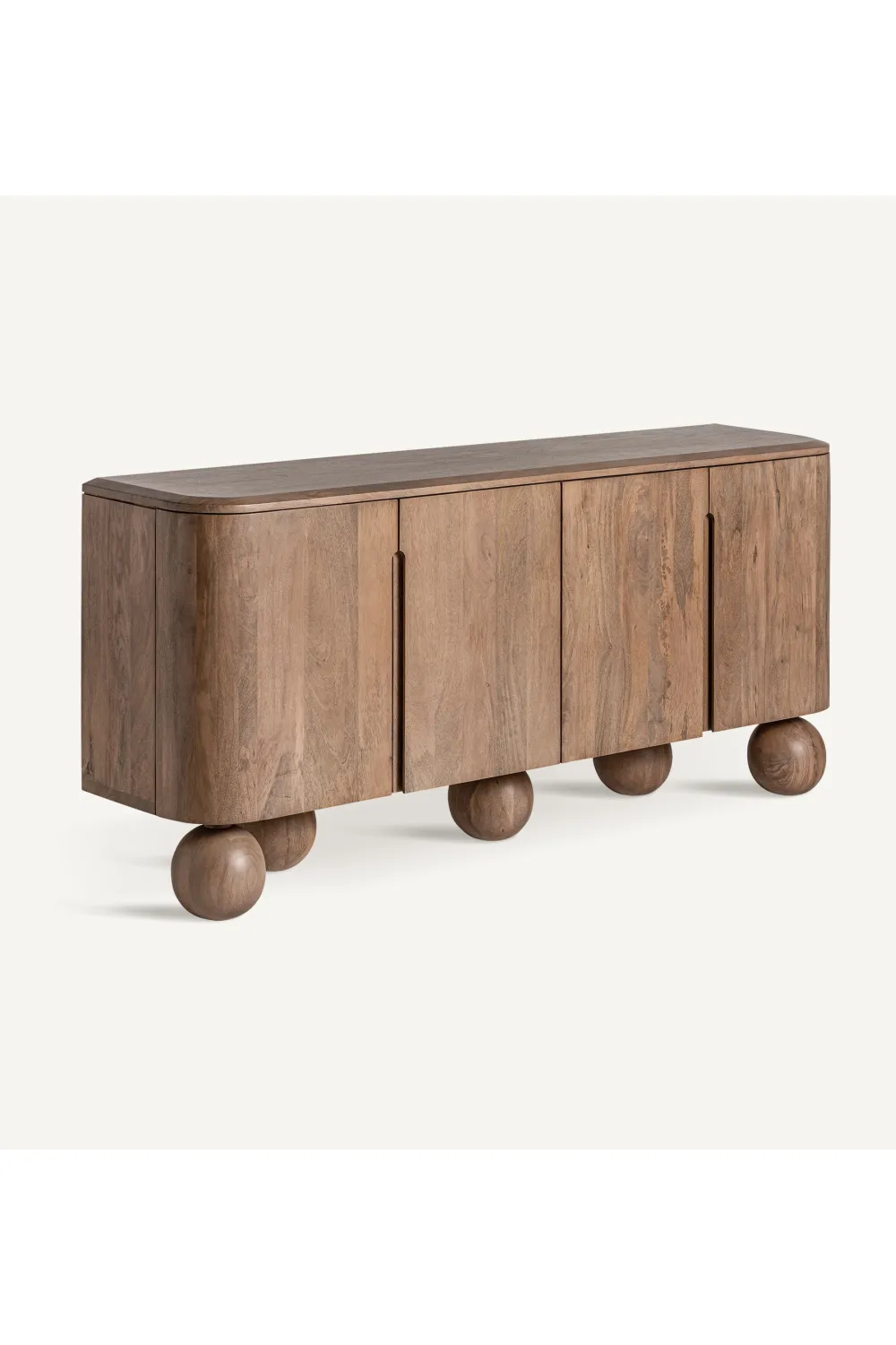 Sphere-Legged Wooden Sideboard | Vical Home Bocksberg