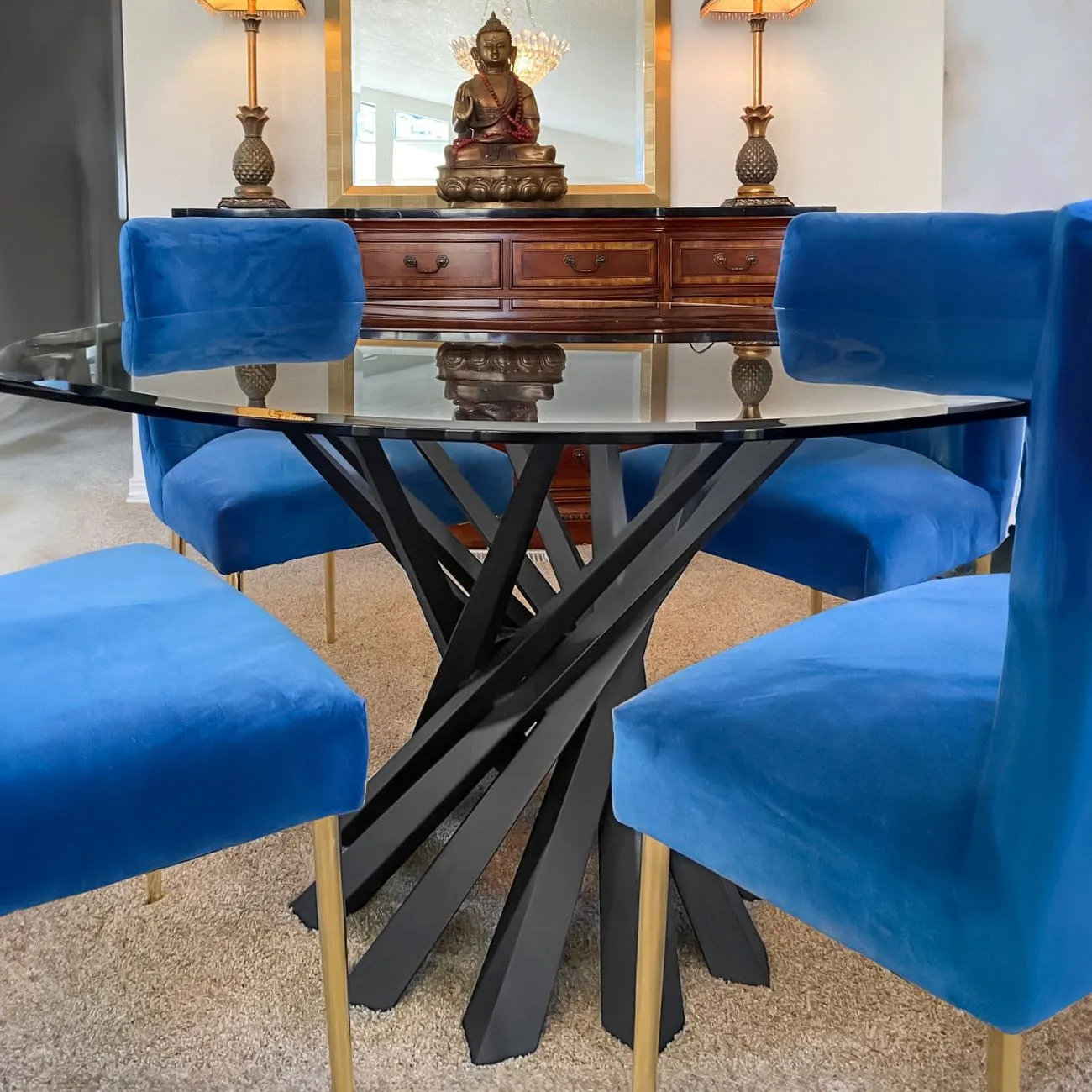 Table Base 325 Filar 28H DIY Metal Furniture