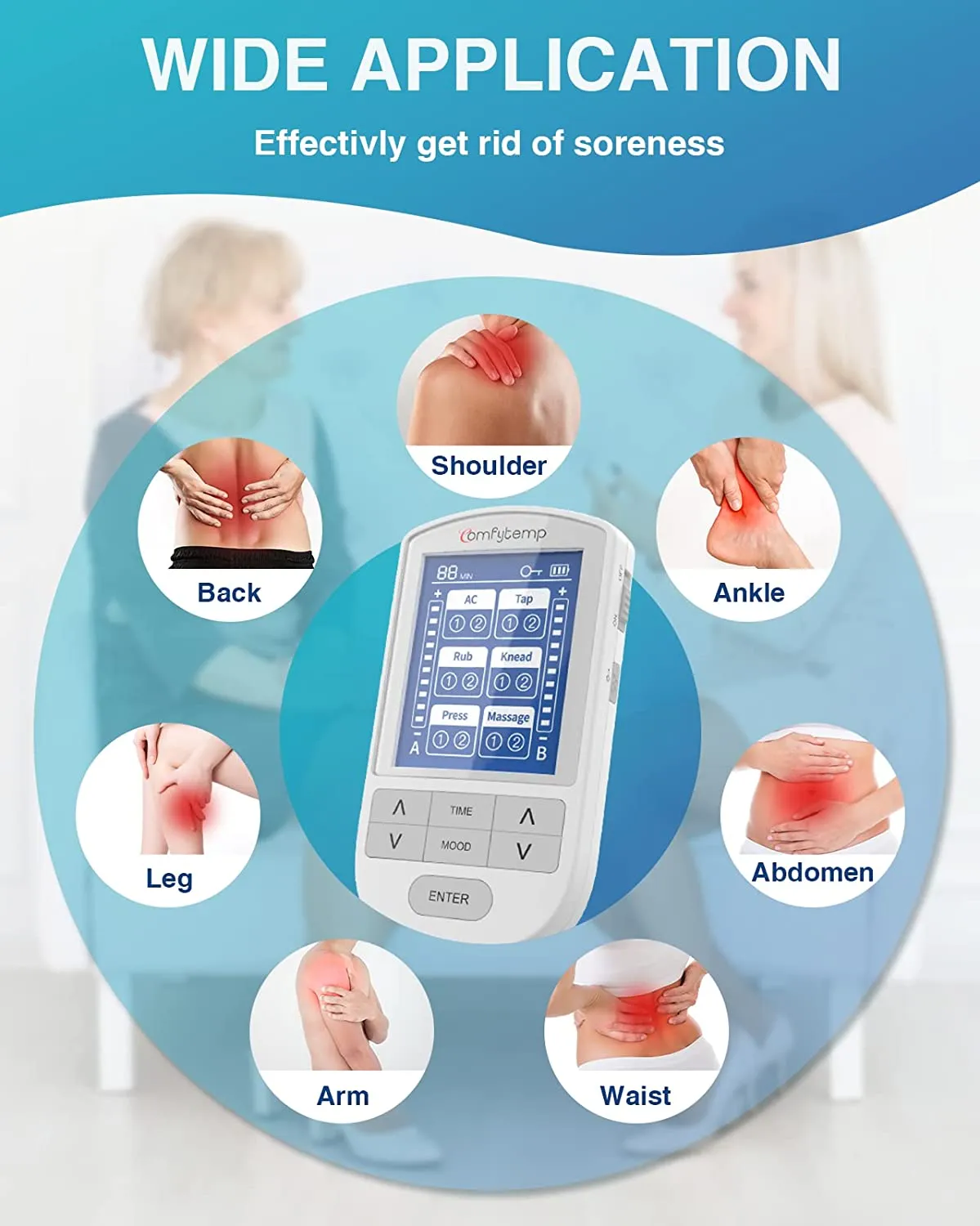 TENS Unit Muscle Stimulator for Pain Management
