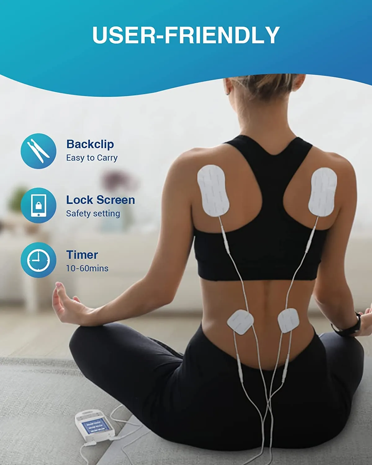 TENS Unit Muscle Stimulator for Pain Management