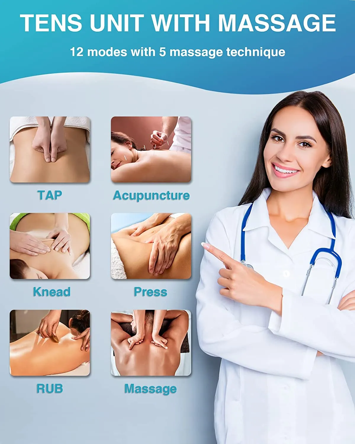 TENS Unit Muscle Stimulator for Pain Management