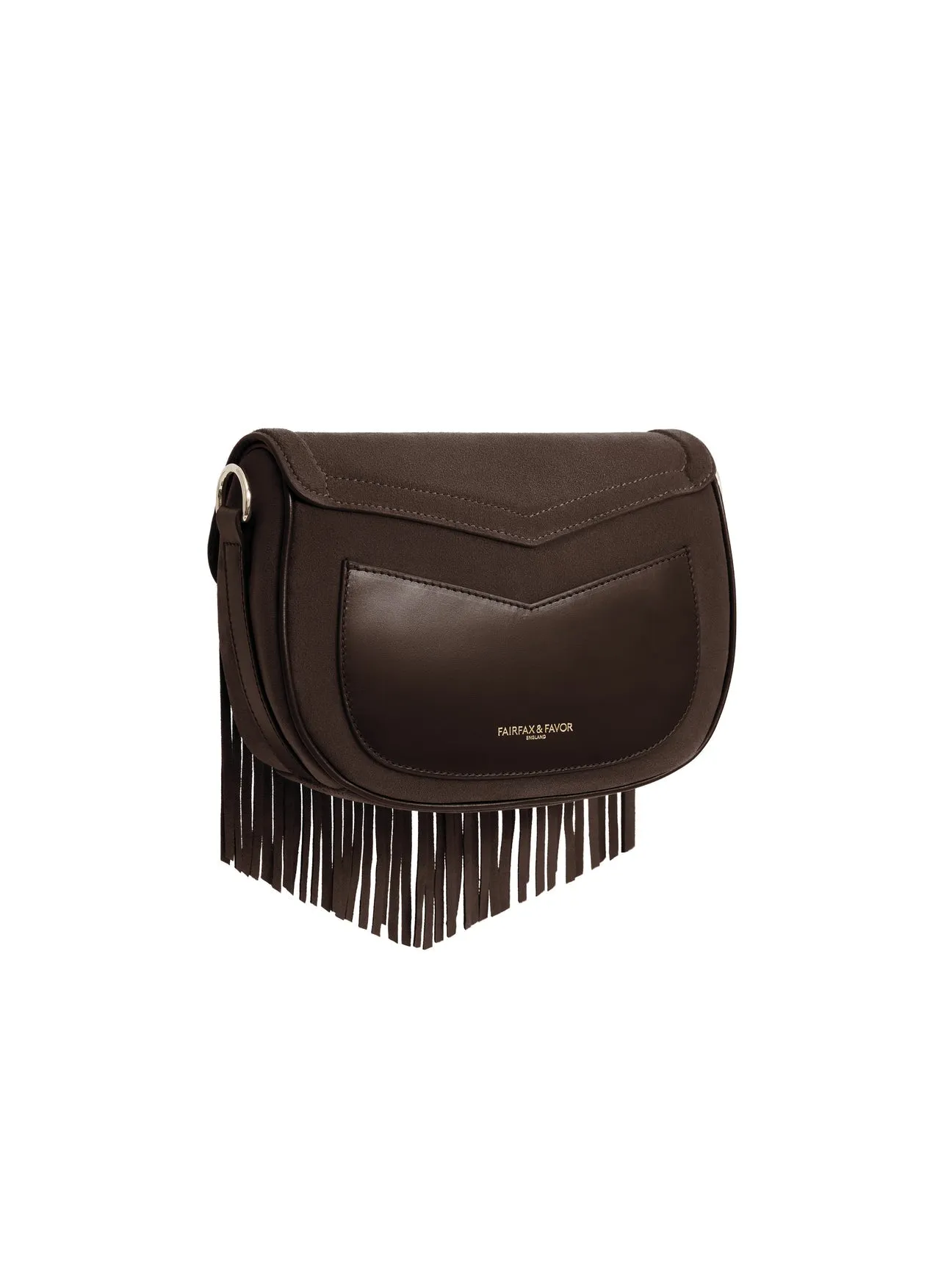 The Nashville
Women's Bag - Fringed Chocolate Suede
