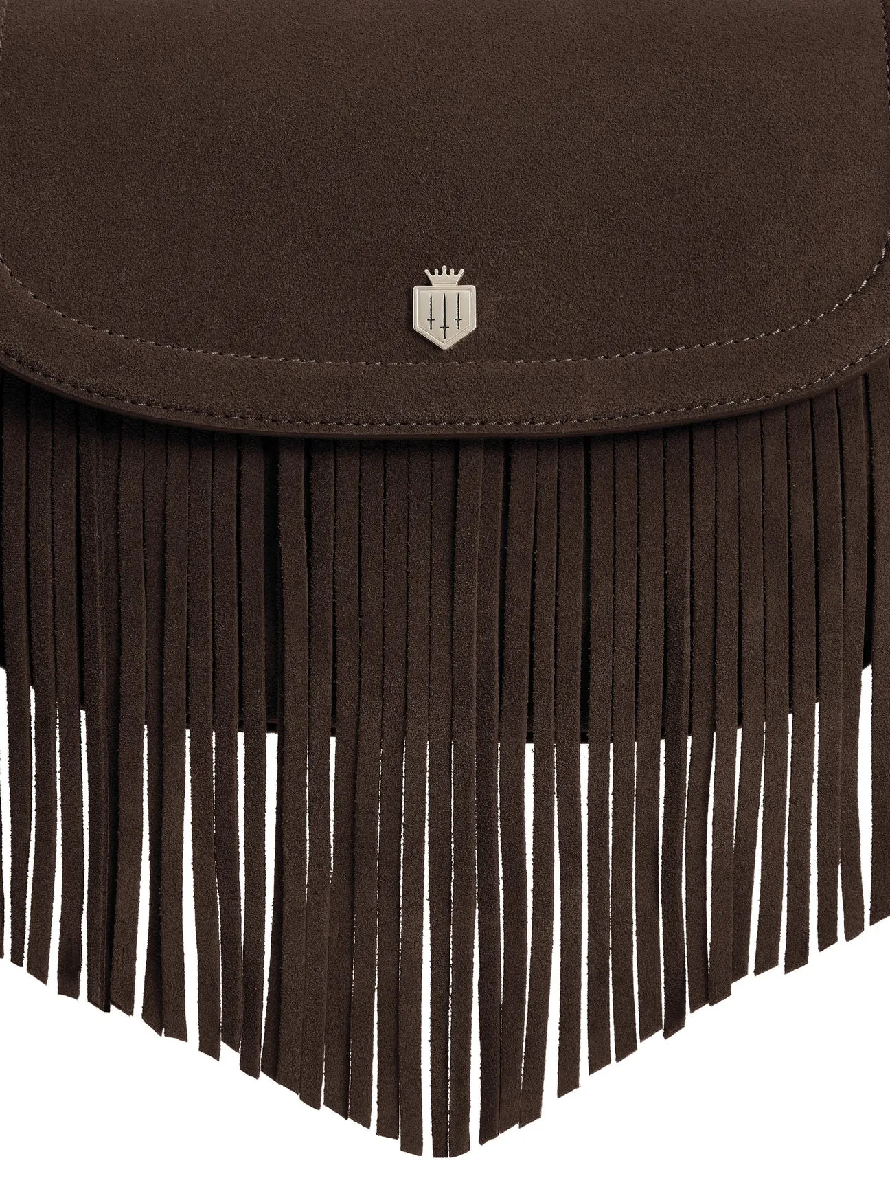 The Nashville
Women's Bag - Fringed Chocolate Suede