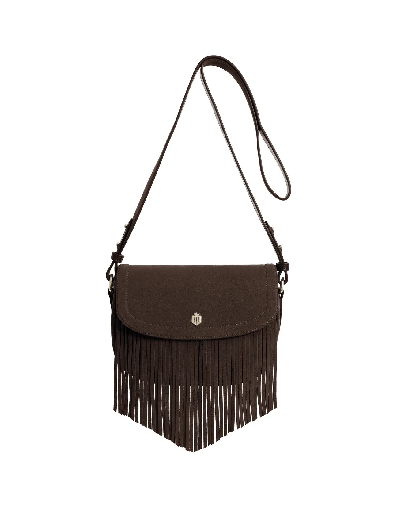 The Nashville
Women's Bag - Fringed Chocolate Suede