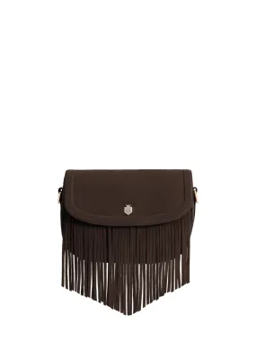 The Nashville
Women's Bag - Fringed Chocolate Suede