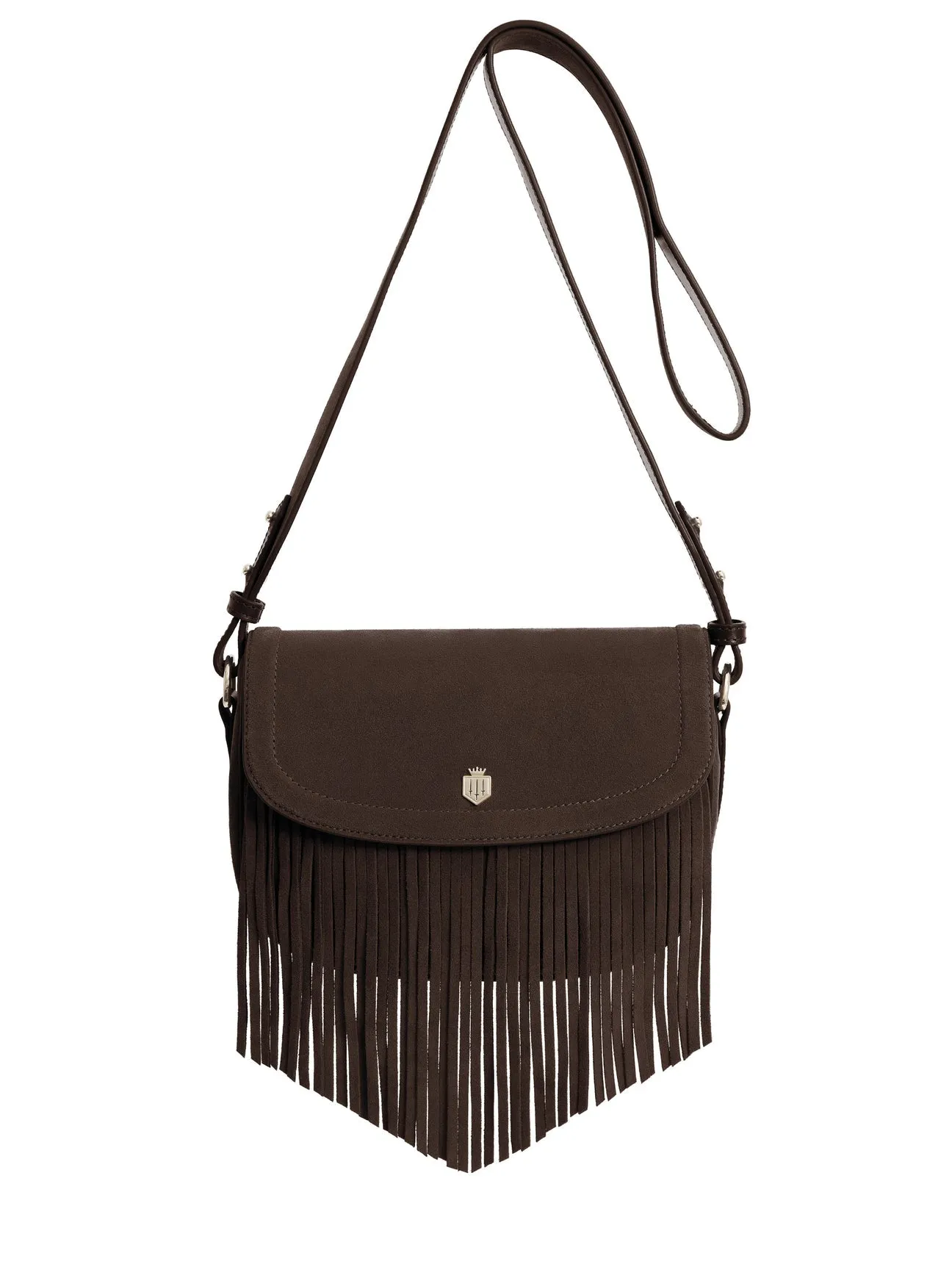 The Nashville
Women's Bag - Fringed Chocolate Suede