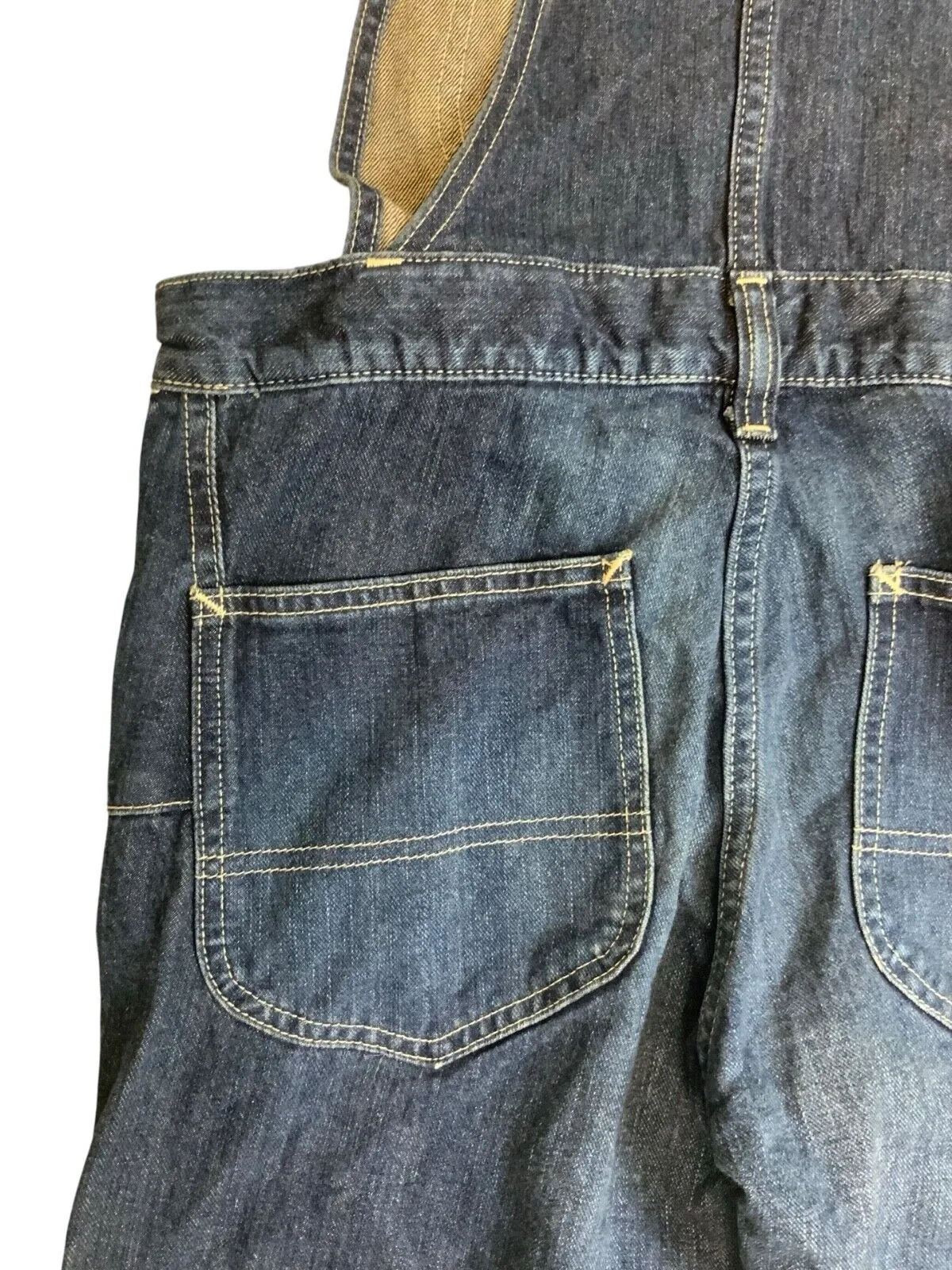 VTG LEE UNION MADE JAPANESE DARK DENIM DUNGAREES ROCKABILLY HOT ROD 32” W 27”L