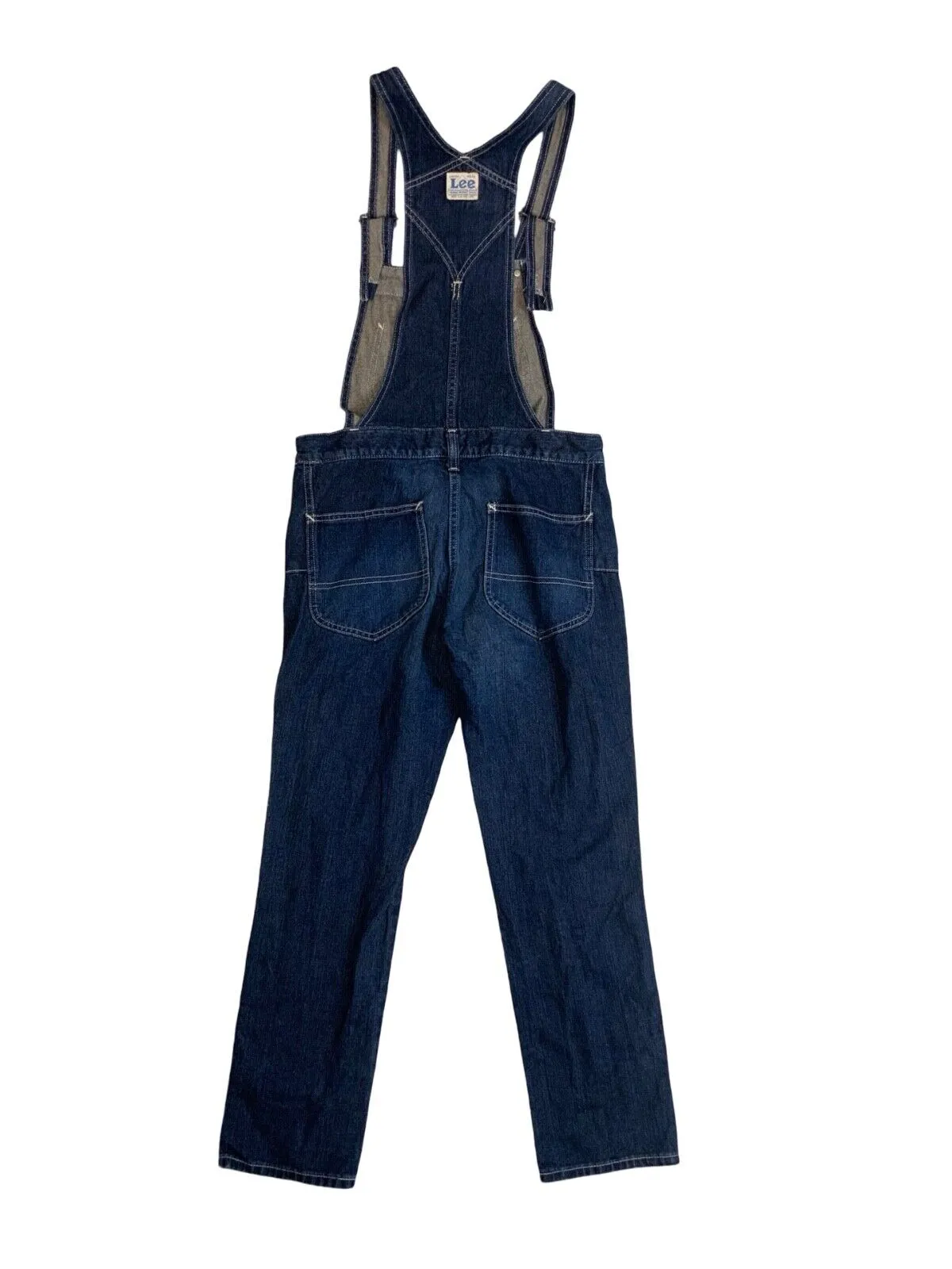 VTG LEE UNION MADE JAPANESE DARK DENIM DUNGAREES ROCKABILLY HOT ROD 32” W 27”L