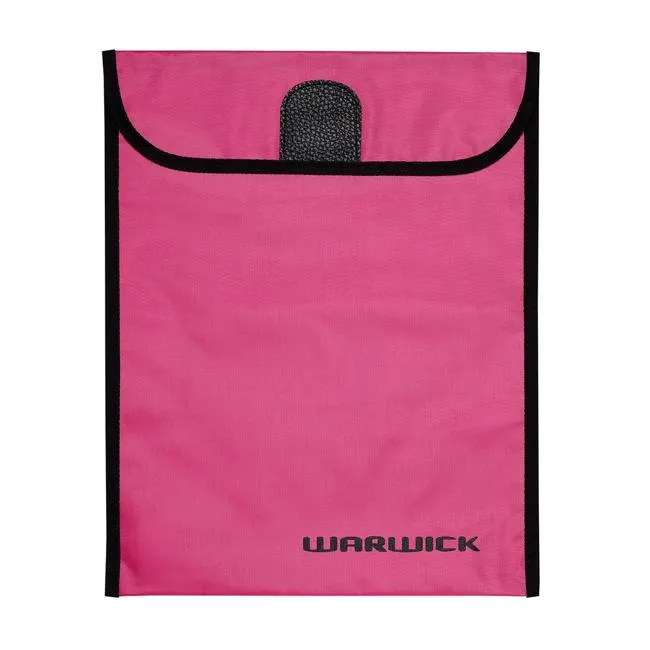 Warwick Homework Bag Fluoro Hot Pink Large Velcro
