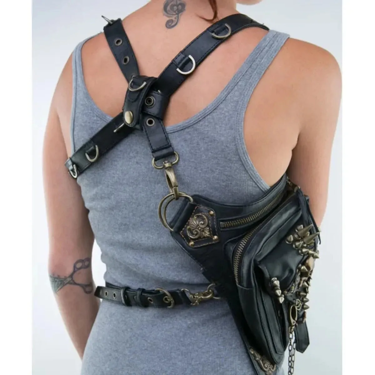 Women's Gothic Waist/Hip/Body Fanny Bag