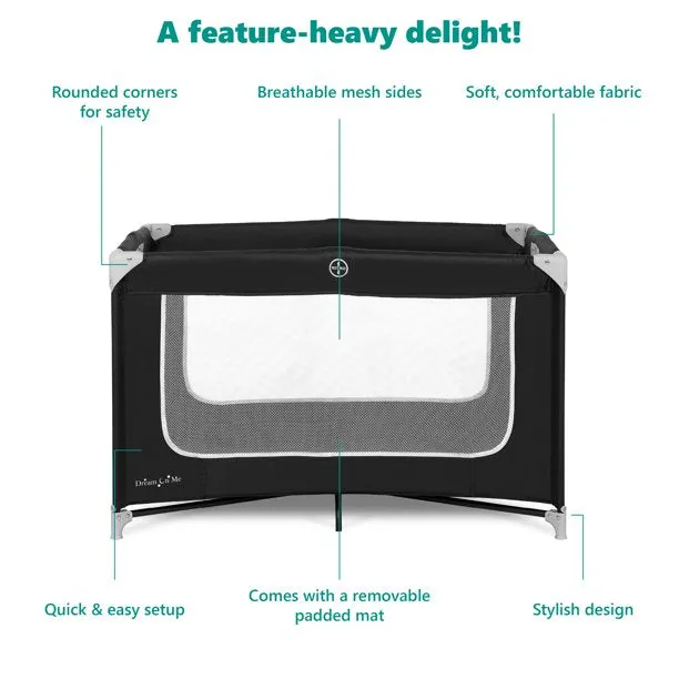 Zodiak Portable Playard - Black